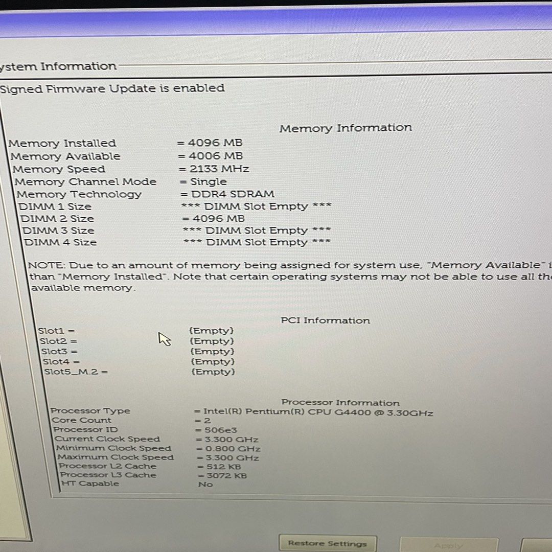 Dell Optiplex 7040507603124256122882