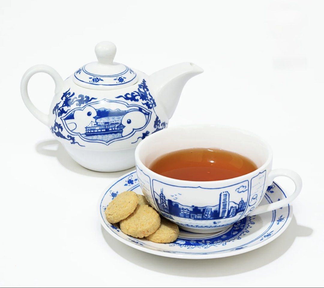 Double Duck Ceramic Teapot Set from ARR507693064856555523