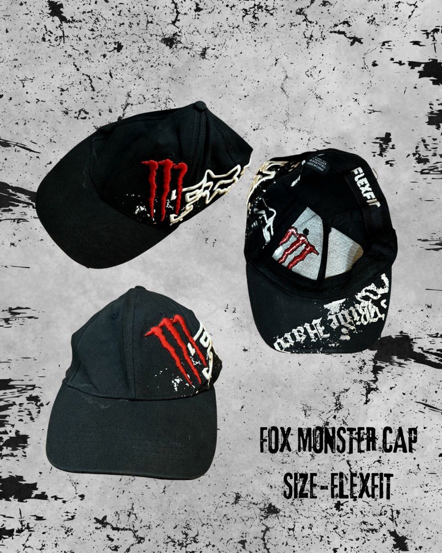 FOX MONSTER CAP (Category: Caps & Hats) located in Floridablanca. Submitted by angelshaine842 (Listing ID 1449269057, Image 1). Description: may stain lang sa harap and wala na issue +SF.
