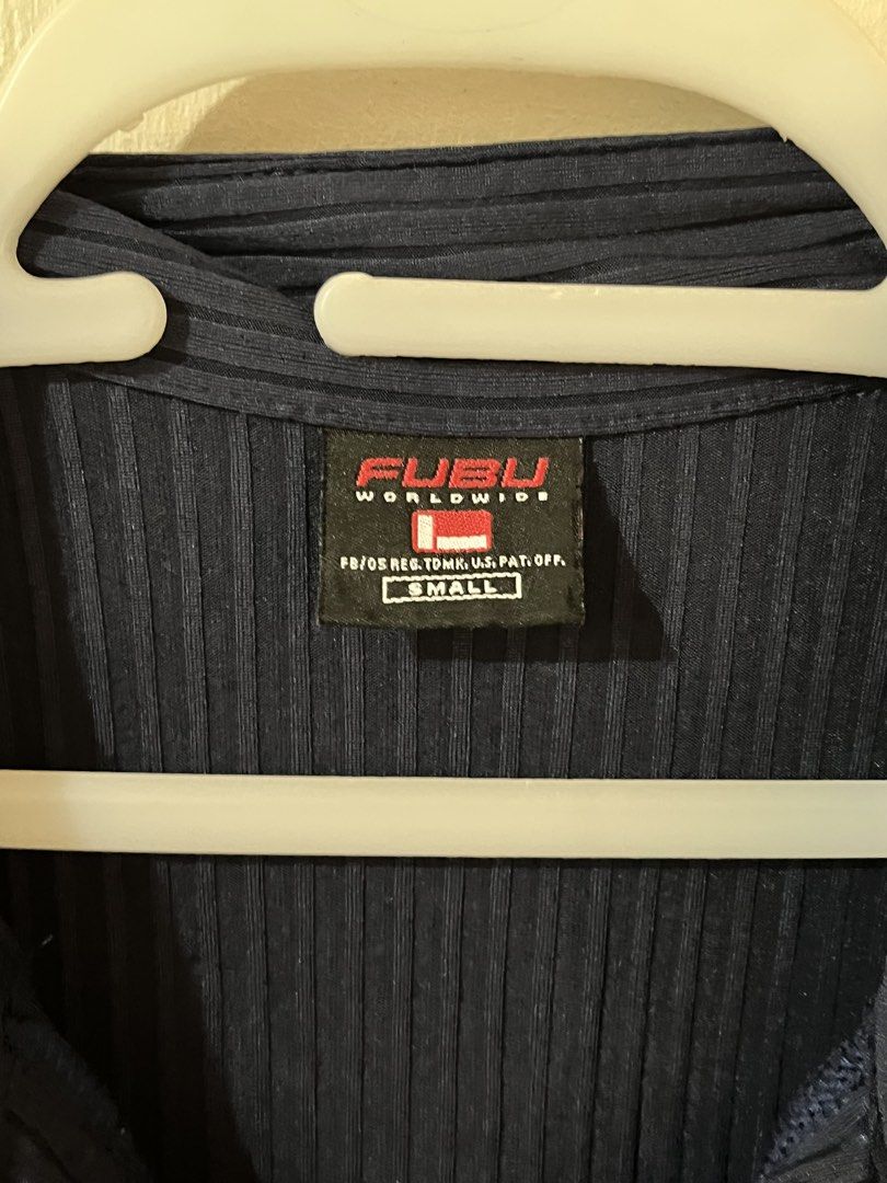 FUBU Navy Ribbed Sleeveless Collared Dress (Category: Dresses) located in General Santos City (Dadiangas). Submitted by shop.chieepreloved (Listing ID 1449137094, Image 3). Description: fubu navy blue mini dress. fabric is so so nice, used only twice!.