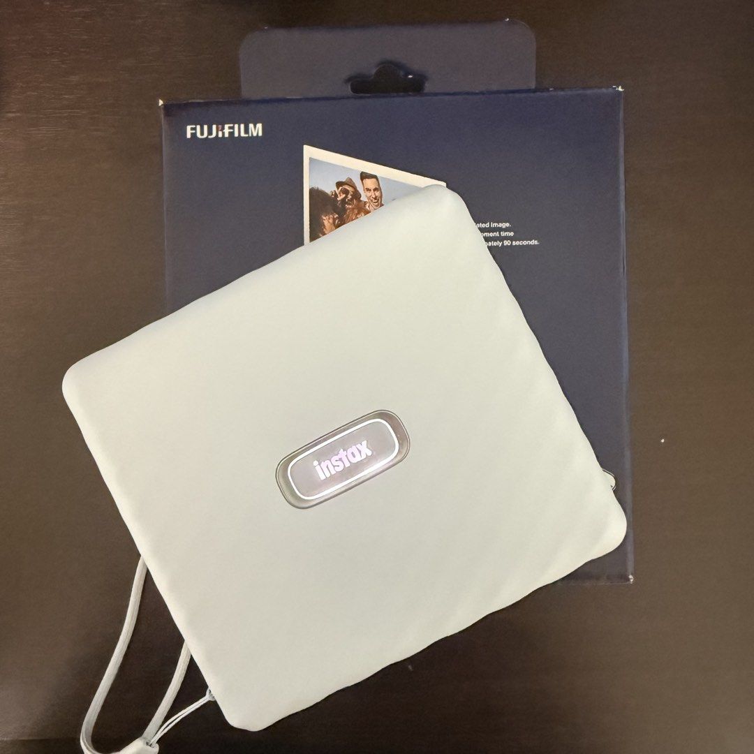 Fujifilm Instax Link WIDE Smartphone Printer Ash White