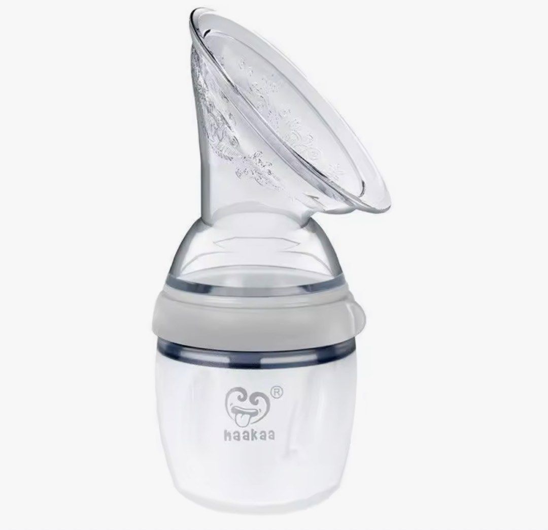Haakaa 160ml Silicone Breast Pump - Grey (Category: Breastfeeding & Bottle Feeding) located in Quezon City. Submitted by amandasee21 (Listing ID 1449115112, Image 3). Description: - Haakaa 160ml Silicone Breast Pump - Original Grey Design - Easy to use and clean - Hands-free milk collection - Comes with original packaging tube - Essential for your breastfeeding journey.