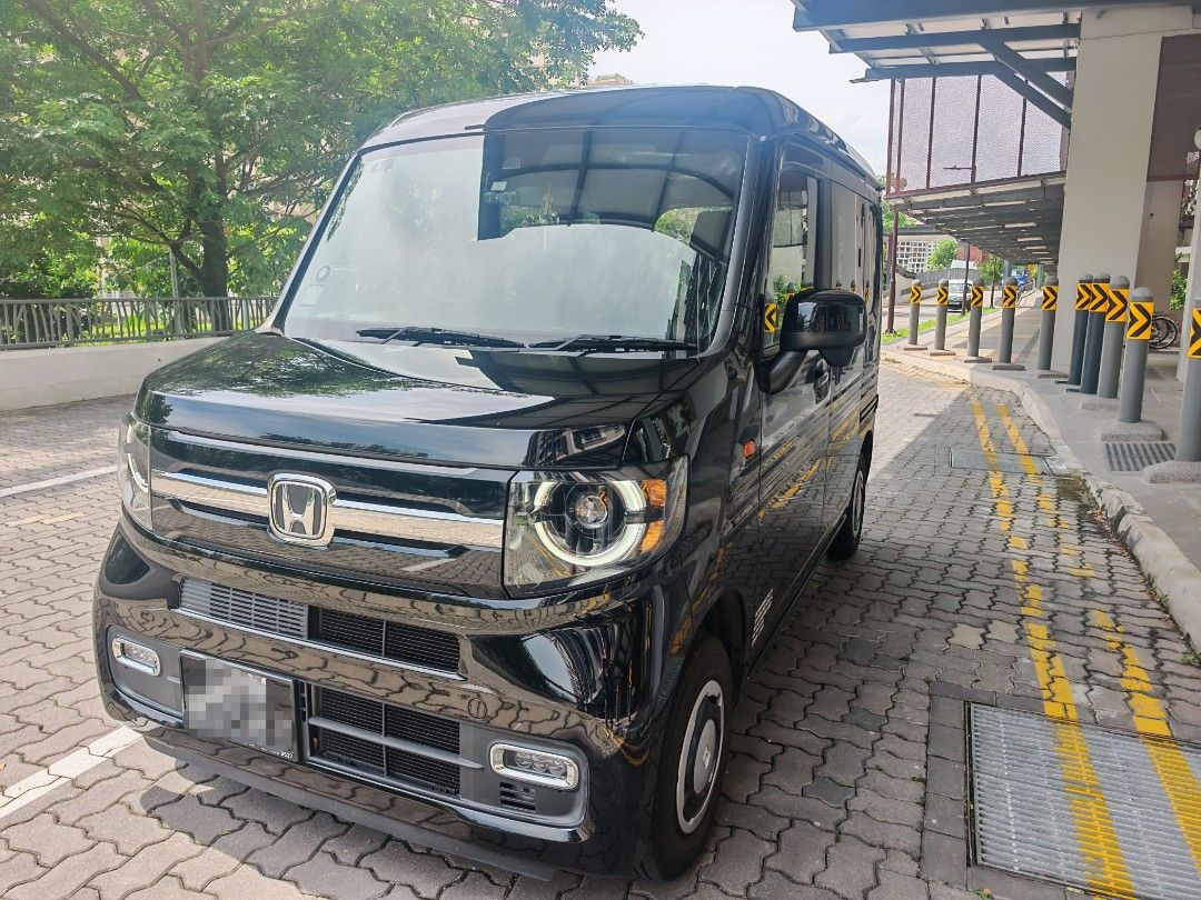 Honda N-Van Petrol 660 Turbo Style Fun Honda Sensing (A) (Category: Used Commercial Vehicles for Sale) located in Singapore. Submitted by buymystuffaway (Listing ID 1437038792, Image 1). Description: Rarely used and kept in carpark. Selling my well-maintained Honda N-Van 660 Turbo — a unique Japanese kei van that’s incredibly practical, cheap to run, and shockingly spacious for its size. If you want a vehicle that is: ✅ Extremely fuel efficient ✅