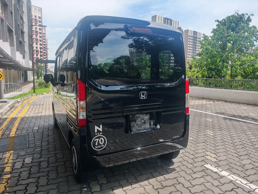 Honda N-Van Petrol 660 Turbo Style Fun Honda Sensing (A) (Category: Used Commercial Vehicles for Sale) located in Singapore. Submitted by buymystuffaway (Listing ID 1437038792, Image 3). Description: Rarely used and kept in carpark. Selling my well-maintained Honda N-Van 660 Turbo — a unique Japanese kei van that’s incredibly practical, cheap to run, and shockingly spacious for its size. If you want a vehicle that is: ✅ Extremely fuel efficient ✅