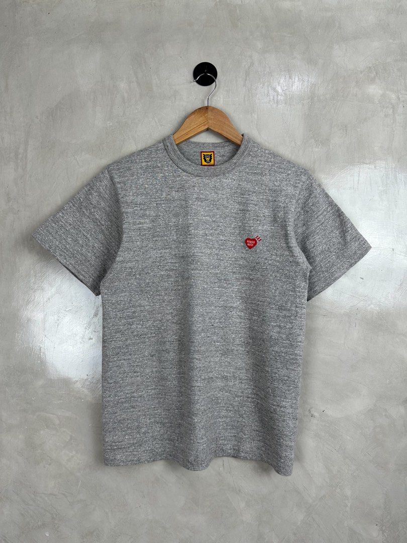 HUMAN MADE - GREY HEART BADG LOGO TSHIRT (Category: Tshirts & Polo Shirts ) located in Cavite. Submitted by second_story_ph (Listing ID 1449248911, Image 3). Description: HUMAN MADE - GREY HEART BADG LOGO TSHIRT Size: Small Mens / Large Womens Dimension: 18.5” Width / 25.5” Length Condition: GOOD AS NEW Note: Cut Care Tag.