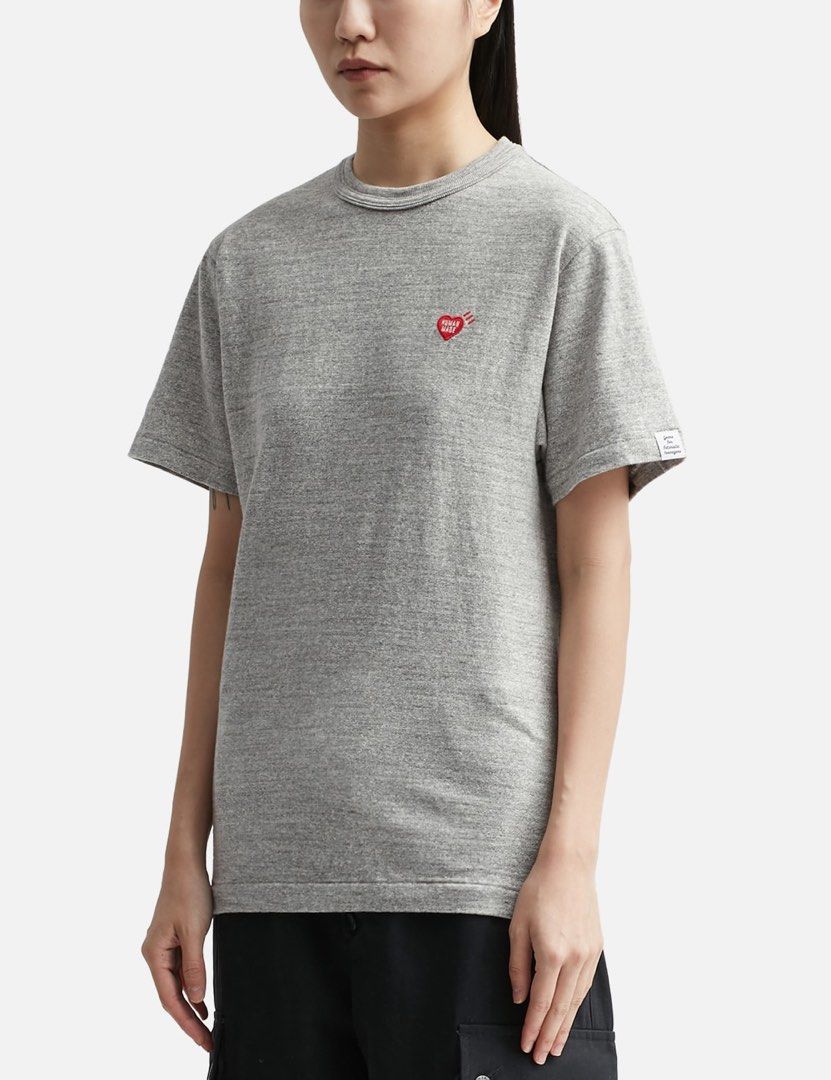 HUMAN MADE - GREY HEART BADG LOGO TSHIRT (Category: Tshirts & Polo Shirts ) located in Cavite. Submitted by second_story_ph (Listing ID 1449248911, Image 2). Description: HUMAN MADE - GREY HEART BADG LOGO TSHIRT Size: Small Mens / Large Womens Dimension: 18.5” Width / 25.5” Length Condition: GOOD AS NEW Note: Cut Care Tag.