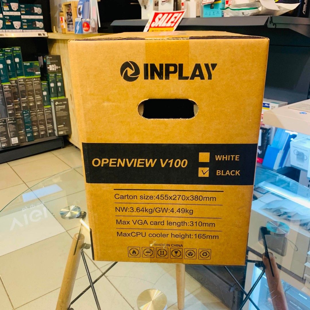Inplay Openview V100 mATX Dual Glass PC Computer Case Black (Category: Computer Parts) located in Makati City. Submitted by slaccessoriesshop (Listing ID 1449325894, Image 2). Description: Inplay Openview V100 mATX Dual Glass PC Computer Case Black ✅ SAME DAY DELIVERY (within NCR and Cavite area) ✅ ORIGINAL / BRAND NEW/ SEALED ✅ We issue Sales Invoice (BIR registered) ✅ Open for Retail and Bulk Orders ✅ Store walk-in or pick-up ✅ 7 days replaceme