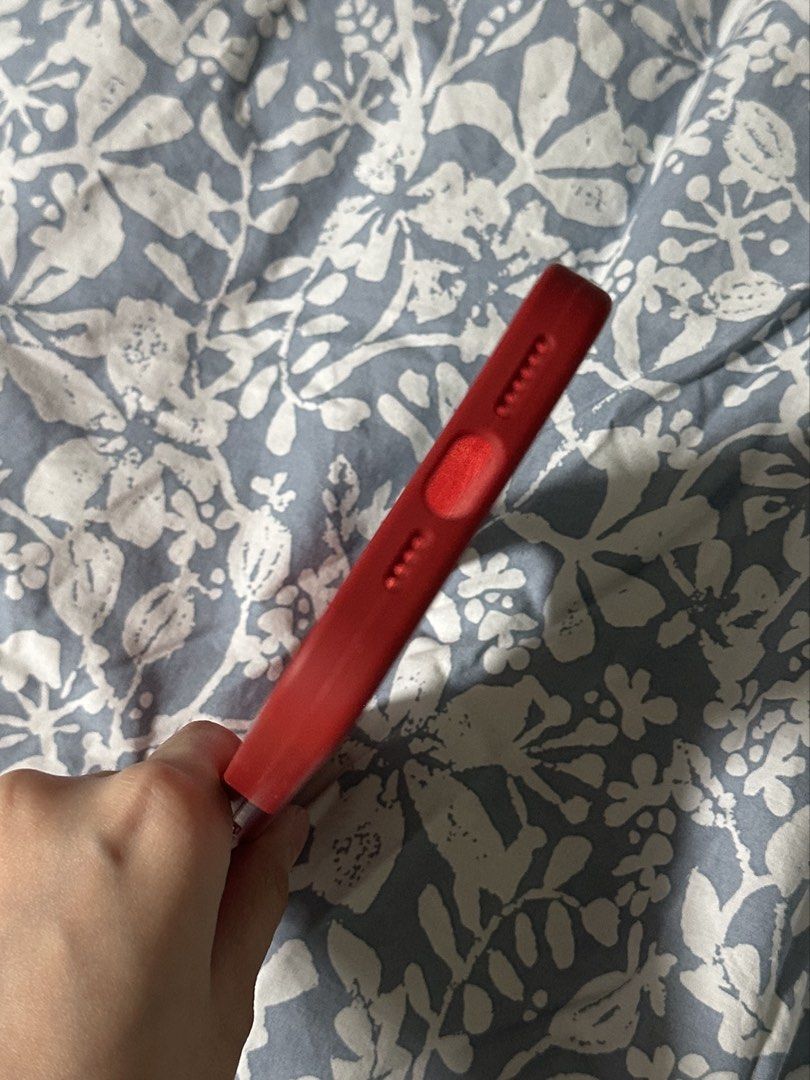 Iphone 14 Pro Max Silicone Phone Case (Red) (Category: Cases & Sleeves) located in Pasig City. Submitted by ch.collection (Listing ID 1449212688, Image 3). Description: In good condition. No issues. Slightly used..