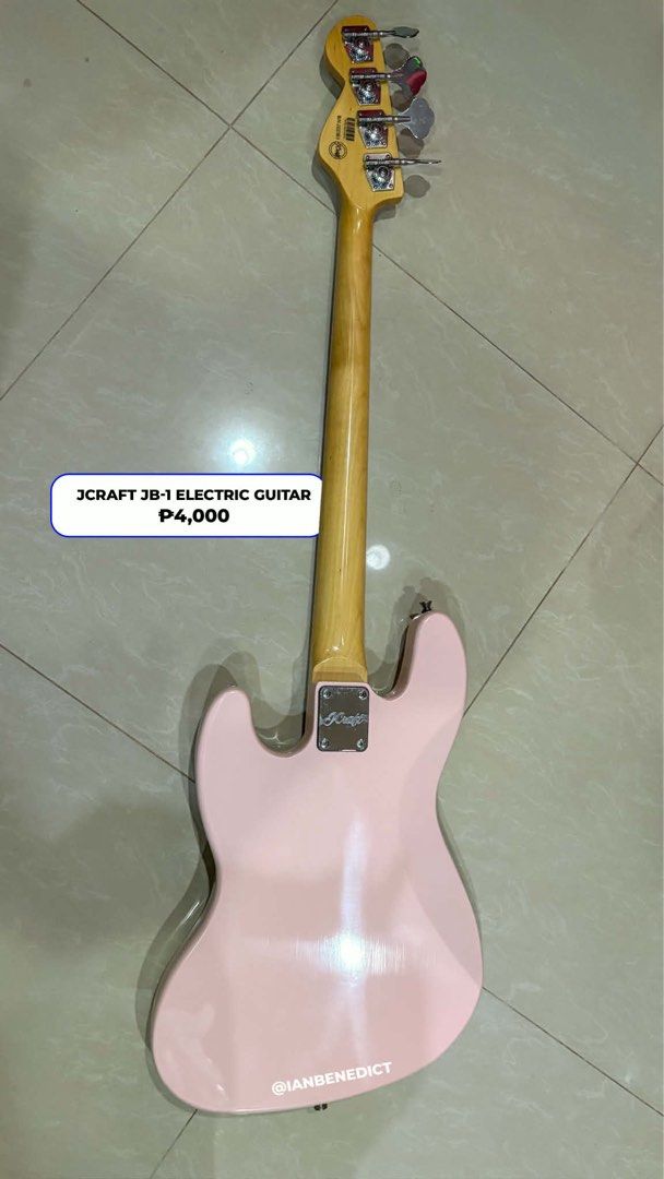 Jcraft JB - 1 Electric Guitar (Category: Musical Instruments) located in Manila. Submitted by artiii_cuno (Listing ID 1449180538, Image 2). Description: For Sale Only Selling my beloved guitar Jcraft JB-1 - ₱4,000 Selling as is po, matagal na po naka display lang sa bahay and need funds. Location: Zapote Las Piñas, pick-up only.