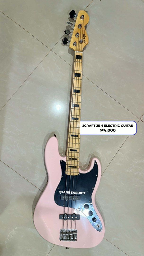 Jcraft JB - 1 Electric Guitar (Category: Musical Instruments) located in Manila. Submitted by artiii_cuno (Listing ID 1449180538, Image 1). Description: For Sale Only Selling my beloved guitar Jcraft JB-1 - ₱4,000 Selling as is po, matagal na po naka display lang sa bahay and need funds. Location: Zapote Las Piñas, pick-up only.