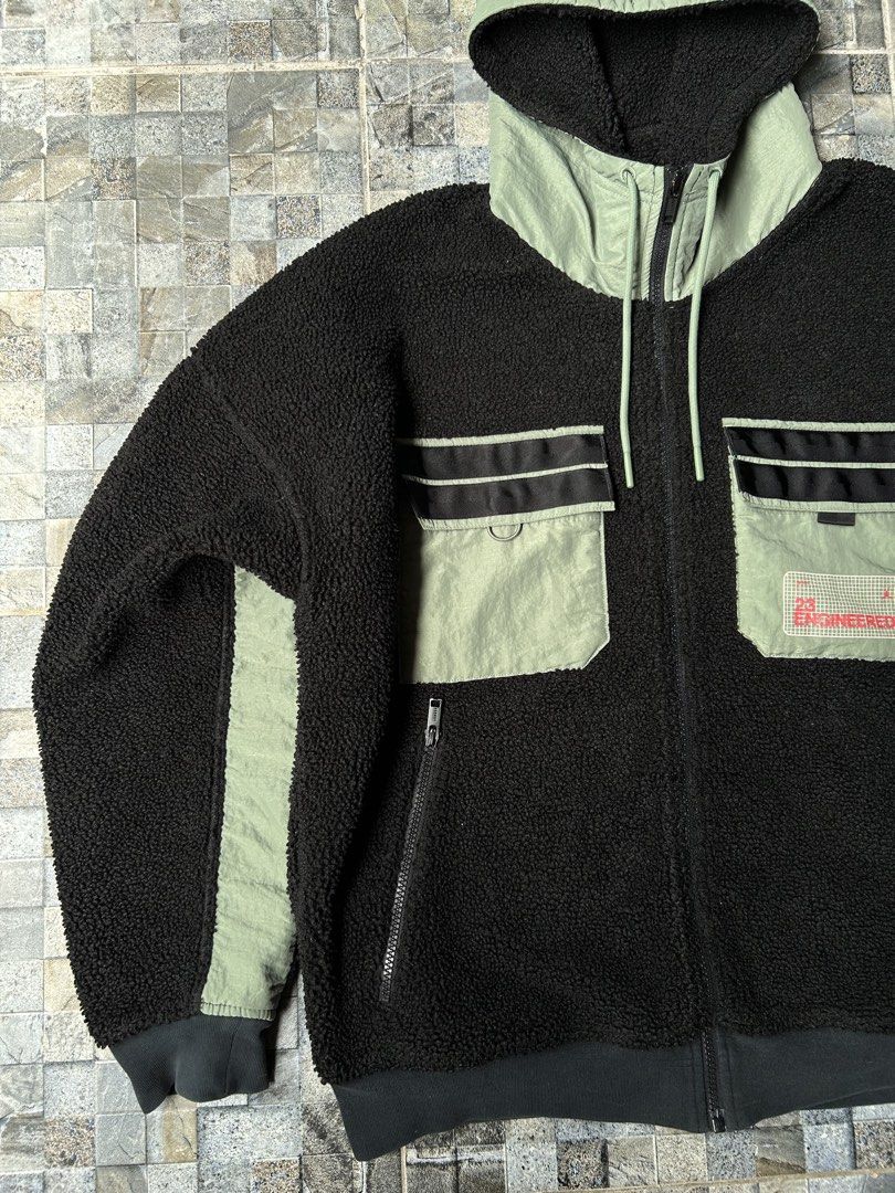 Jordan 23 Engineered polar fleece hooded jacket (Category: Coats, Jackets and Outerwear) located in Quezon City. Submitted by commonwealthpickerph (Listing ID 1449172528, Image 3). Description: Jordan 23 Engineered polar fleece hooded jacket - 25.5 width // 26.5 length - Dual chest pockets with black stripe detailing - Zipper closure - Adjustable hood - "Engineered" graphic on the right chest pocket - Ideal for outdoor adventures or casual wear -