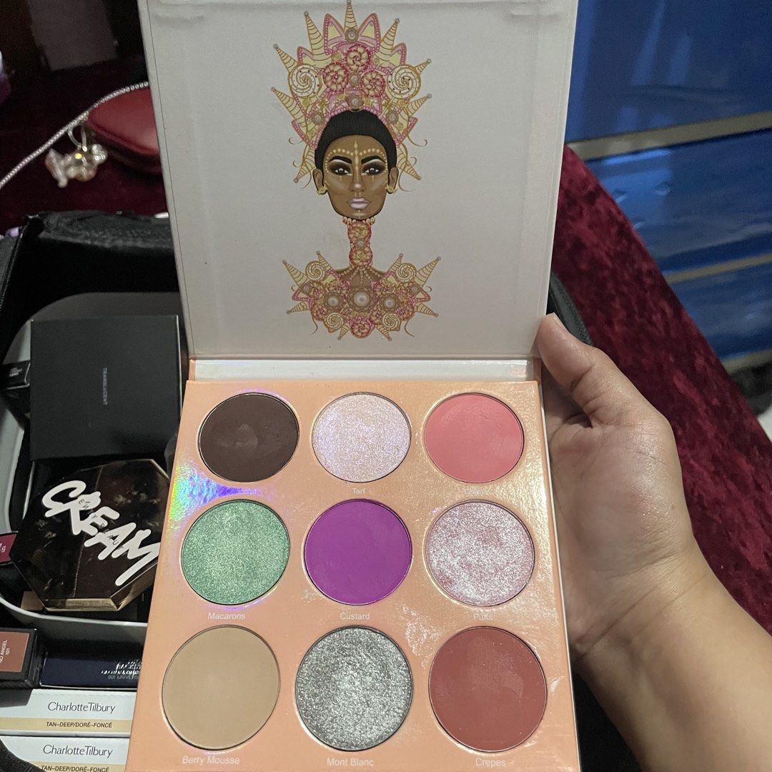 Juvia's Place The Douce Eyeshadow Palette (Category: Makeup) located in Manila. Submitted by portiahermes (Listing ID 1449233186, Image 3). Description: Swatched only - Juvia's Place The Douce Eyeshadow Palette - Features 9 beautiful shades - Includes a mix of matte, shimmer, and pressed glitter finishes - Perfect for creating a wide range of makeup looks.
