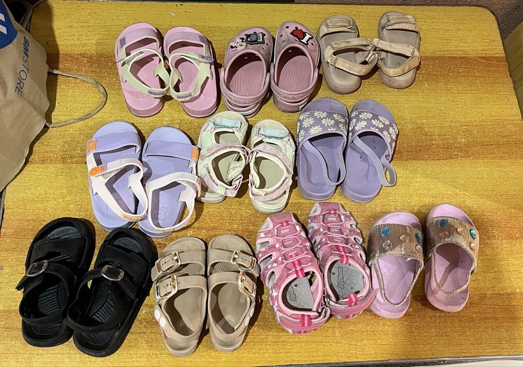 Kids shoes (2-3 y/o) (Category: Babies & Kids Fashion) located in Bacoor. Submitted by _bybianx (Listing ID 1449114357, Image 1). Description: Giving away FOR FREE. Shoes are mostly for girls ages 2-3 years old. These are all for FREE so please manage your expectations as they all have obvious signs of use. Buyer will shoulder shipping fee. 📍Bacoor, Cavite.