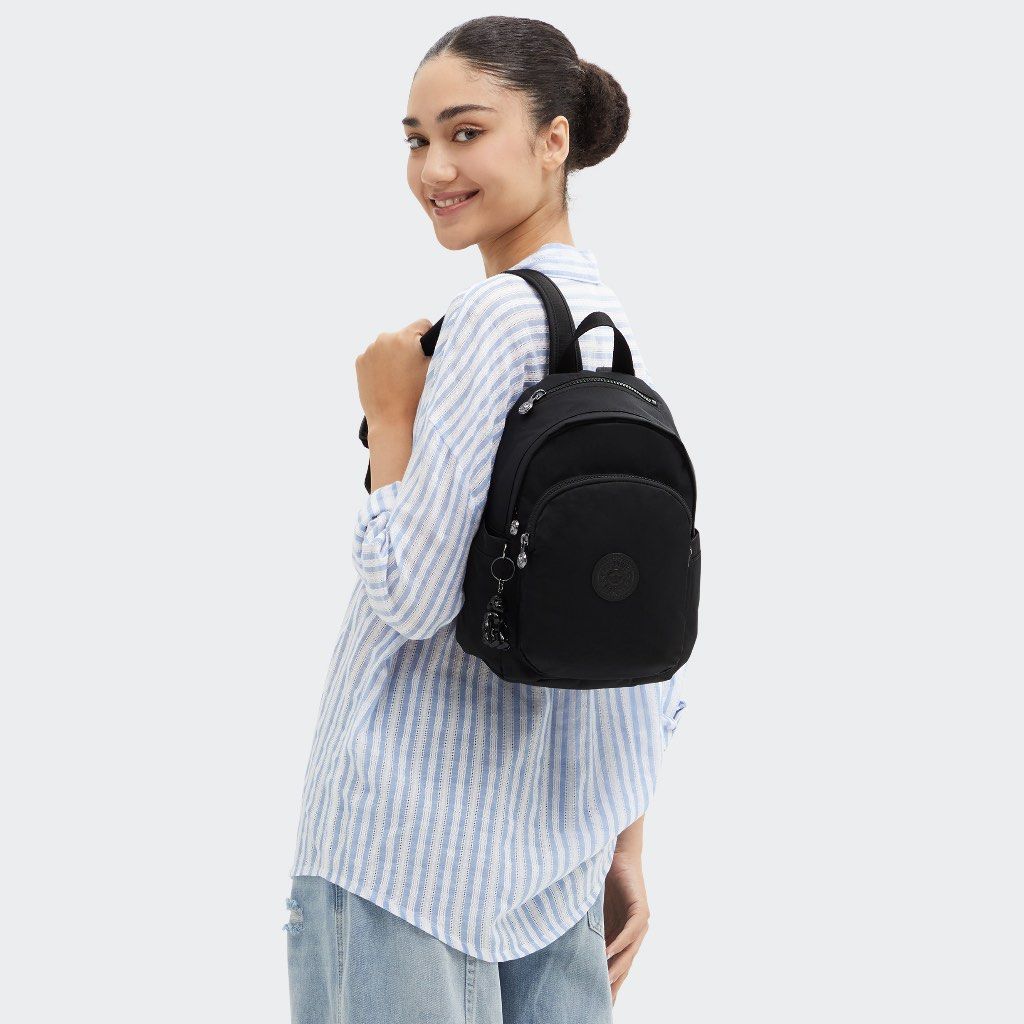 Kipling Delia Mini Backpack | NEW (Category: Backpacks) located in Cavite. Submitted by meijical (Listing ID 1449110224, Image 3). Description: BRAND NEW with tags Color: Cosmic Emerald (Deep Teal Blue) Comes with signature Kipling charm This backpack has multiple zipper and pocket compartments. Lightweight and durable material. Perfect for commute and daily use :) Third photo for size ref. RFS: Too many bags 📍Pilar, Las Piñas - Alabang area.