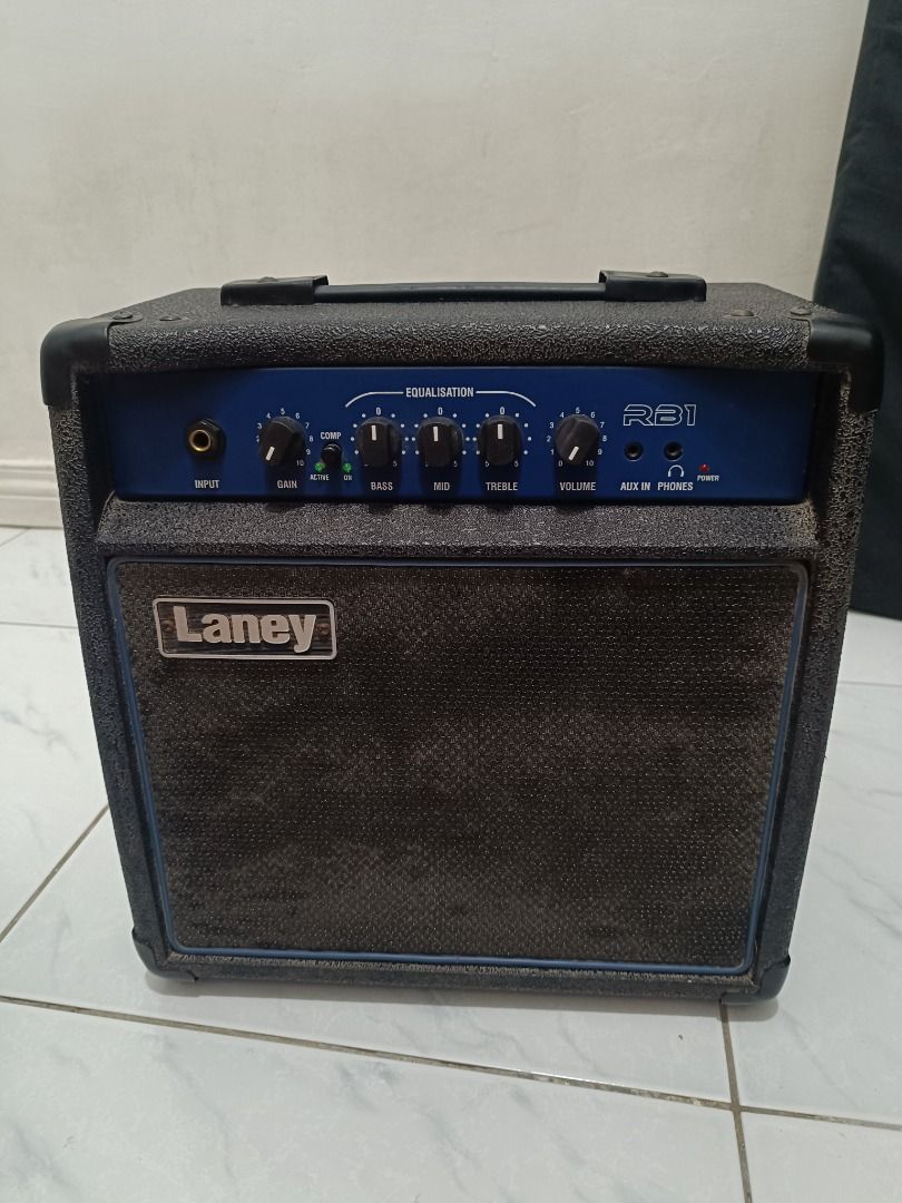 Laney RB1 Bass Amplifier (15 Watts) (Category: Soundbars, Speakers & Amplifiers) located in Bulacan. Submitted by ernesto_12 (Listing ID 1449284504, Image 3). Description: Laney RB1 Bass Amplifier with Surelock BC302 Instrument Cable included. Medyo marumi lang since di na nagagamit, Ginamit lang occasional practice. Low Price na to mga sir, nasa 10k original price po nito. RFS: Di na nagagamit.