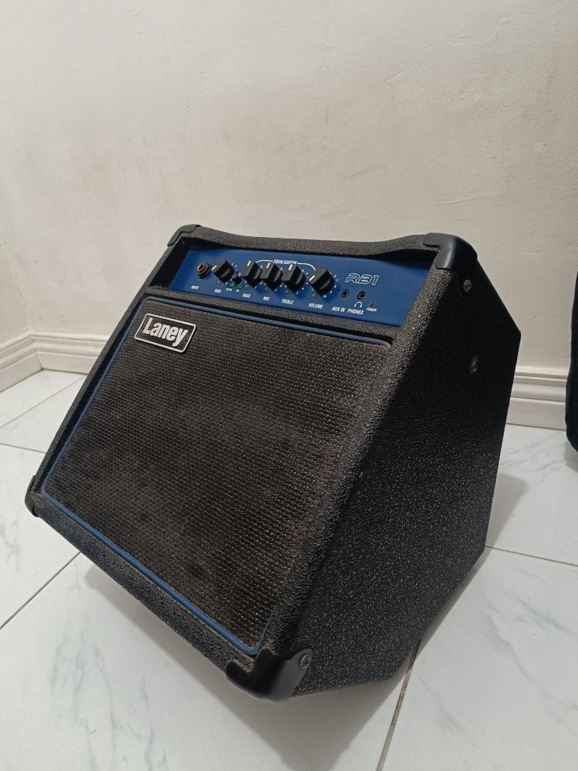 Laney RB1 Bass Amplifier (15 Watts) (Category: Soundbars, Speakers & Amplifiers) located in Bulacan. Submitted by ernesto_12 (Listing ID 1449284504, Image 2). Description: Laney RB1 Bass Amplifier with Surelock BC302 Instrument Cable included. Medyo marumi lang since di na nagagamit, Ginamit lang occasional practice. Low Price na to mga sir, nasa 10k original price po nito. RFS: Di na nagagamit.