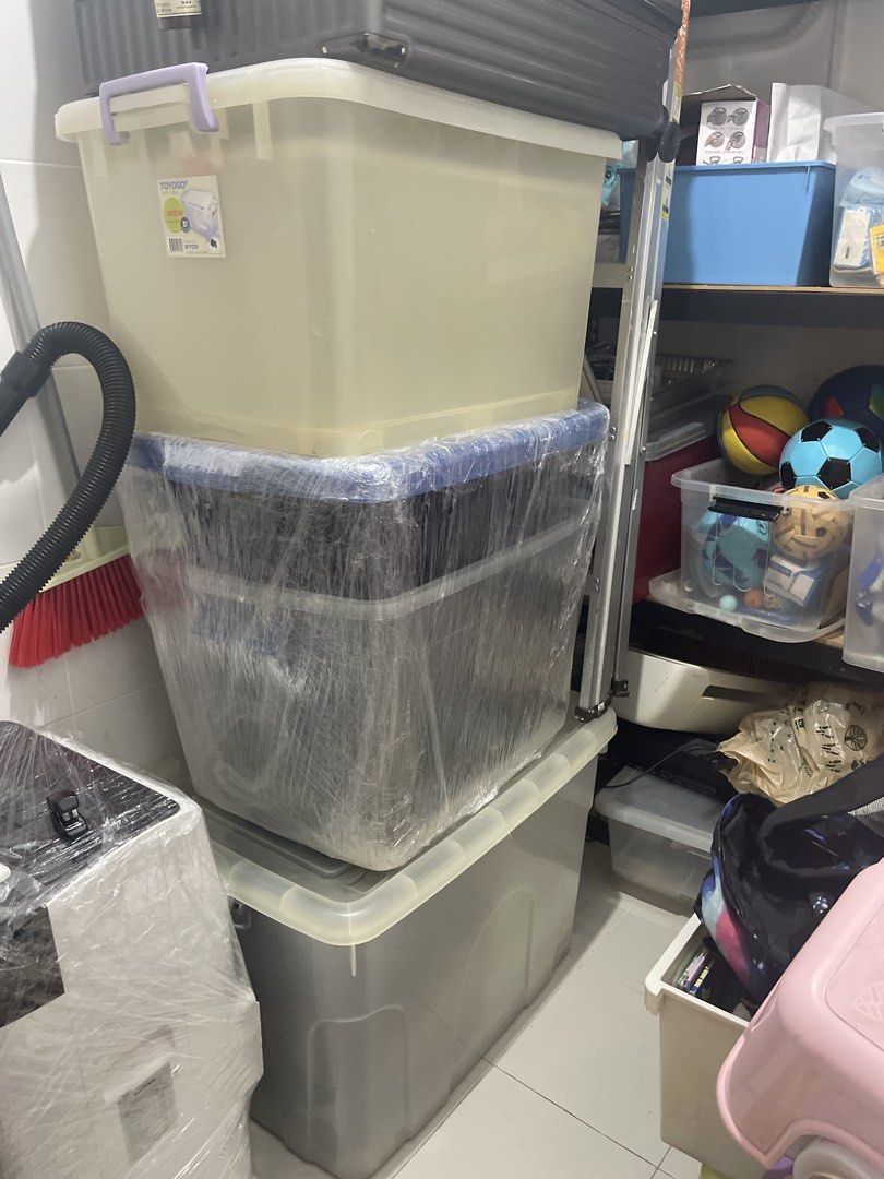Large Plastic Storage Boxes with Lids