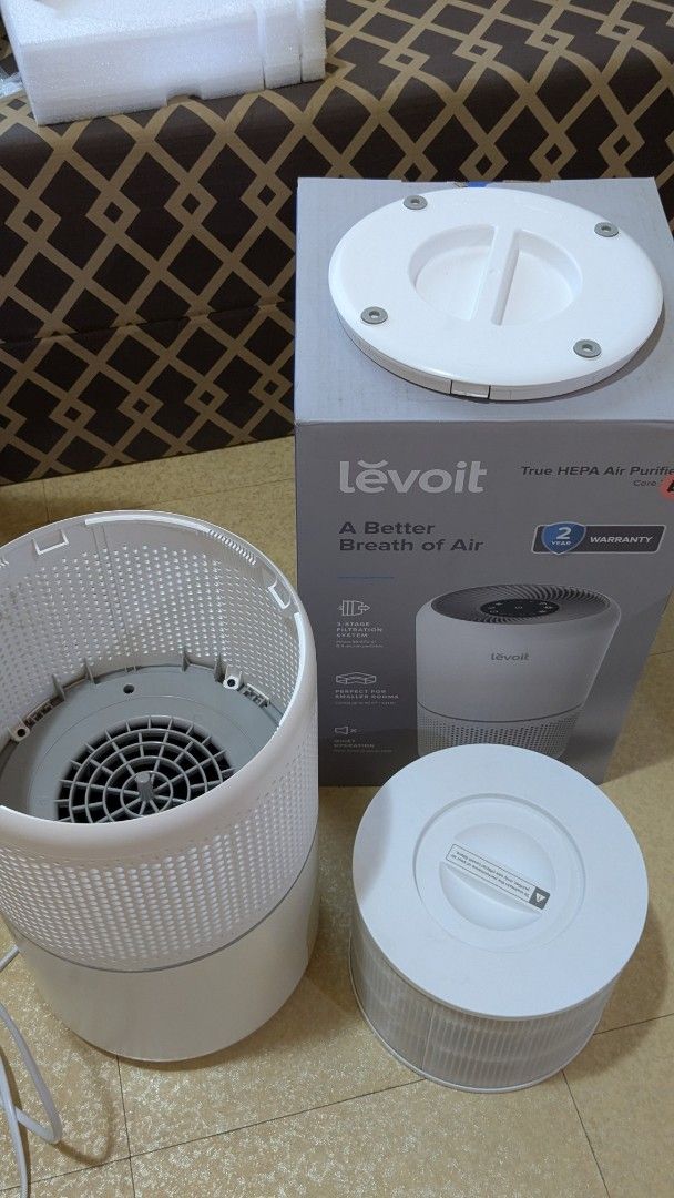 Levoit Core 300 True HEPA Air Purifier - Bundle of 2 (Category: Air Purifiers & Dehumidifiers) located in Manila. Submitted by lancemd15 (Listing ID 1449326718, Image 3). Description: Selling Price: PHP 10,000.00 RFS: Decluttering Color: White - Still in good condition - Cosmetic signs of normal use - Filters have been used for approximately one year - No issues; selling as part of decluttering Free Delivery (Bauan, San Pascual, Batangas City) Lo