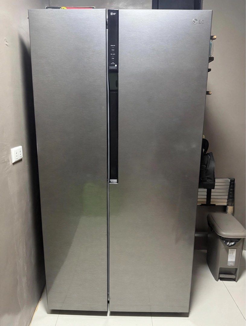 LG Side by Side Refrigerator Stainless Steel (Category: Refrigerators and Freezers) located in San Pedro. Submitted by gabalmas (Listing ID 1448936445, Image 1). Description: For Sale: LG Side-by-Side Refrigerator – Clean & Ready to Use Price: ₱30,000 negotiable Condition: 8/10 - Used but well maintained Model: LG Side-by-Side Refrigerator/Freezer Color: Stainless Steel Location: San Pedro, Laguna Details: • Spacious side-by-side design - perfect