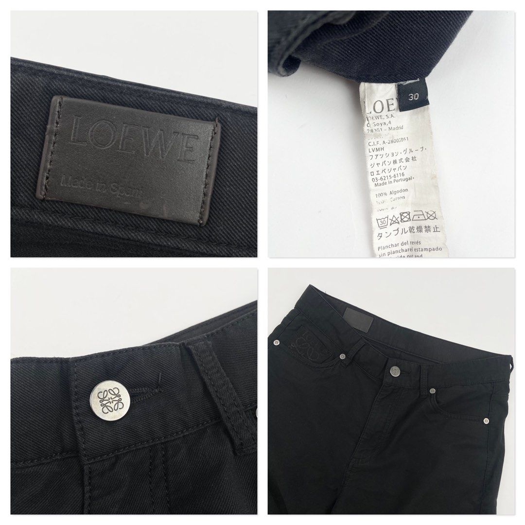 Loewe (Category: Jeans) located in Manila. Submitted by draftdrops (Listing ID 1449180044, Image 3). Description: Leather patch,metal logo at the back, logo on all buttons and excellent condition Waistline :30 Length:38.5.