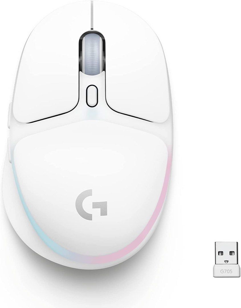 Logitech G705 Wireless Gaming Mouse White507730592898099201