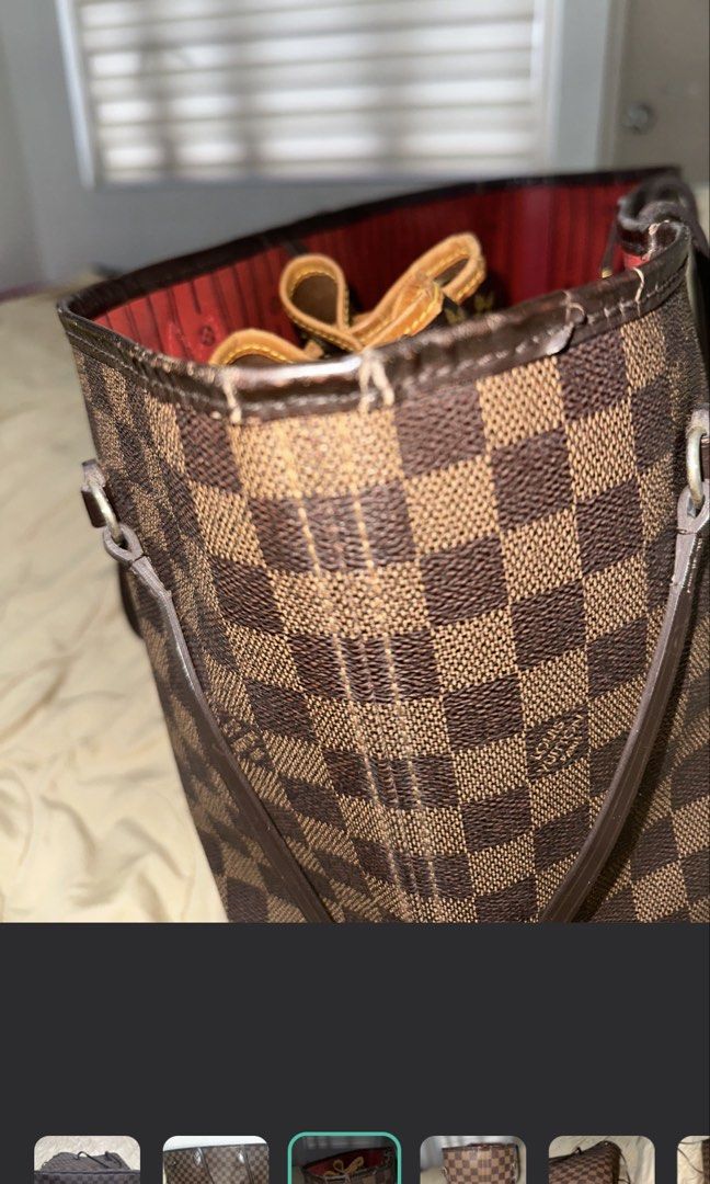 LOUIS VUITTON GM NEVERFULL (Category: Luxury Bags & Wallets) located in Manila. Submitted by gr8brands4less (Listing ID 1319812542, Image 2). Description: HOLIDAY SALE ‼️‼️‼️ GUARANTEED AUTHENTIC Well used. Piping has cracks. No holes on edges. Signs of use on body. Tolerable. Still good as work bag. RFS: collecting dust 🥹 For sure buyer, pls. bear with me as I am (working momma) , Mon-Fri delivery time 4pm -8pm. No delivery on Saturdays or Sund
