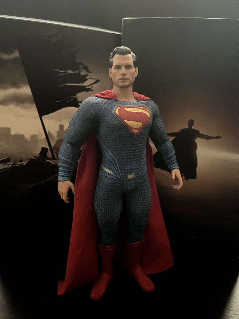Manniple Snyderverse Superman 1/12 (Category: Toys & Games) located in Kuala Lumpur. Submitted by ch0nster.d3stroyer (Listing ID 1449176760, Image 2). Description: Like new complete No damages, tight joints Cape is custom draped ver, non-wired *Note: Display stand has factory defect cannot be assembled Shipping +Rm10/20 COD Bangsar KL.
