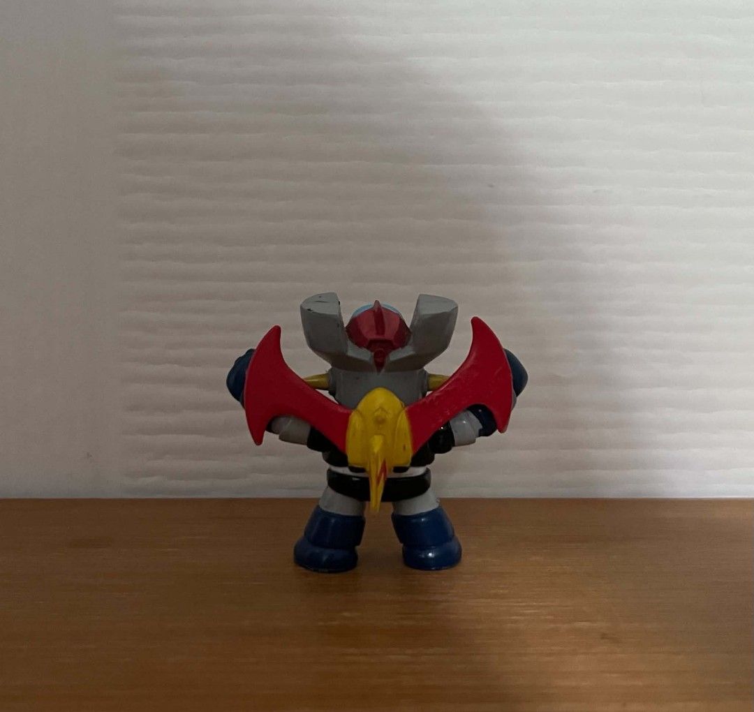 MAZINGER Z KEYCHAIN MINI FIGURE (Category: Figurines & Statues) located in Villasis. Submitted by aalvar.collection (Listing ID 1449219682, Image 2). Description: Selling Mazinger Z Keychain Mini Figure for Php250 only. -wyswyg/loose condition -issue: missing chain, visible hole of the chain marked at the top of the head -with markings Mop: Gcash Mod: Meetup, J&T or LBC (COP/COD) My Location: Villasis, Pangasinan Shipping: Open for shipping, Buye