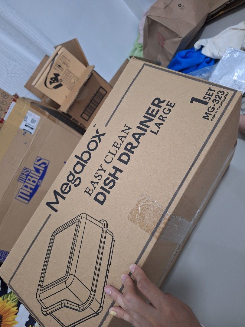 Megabox dish drainer Large (Category: Other Home Appliances) located in Santa Rosa. Submitted by Jeneceng (Listing ID 1449167371, Image 2). Description: Megabox Dish Drainer Large 500pesos only. brandnew. rfs. may dish drainer pa. for pickup only. Biñan Laguna .