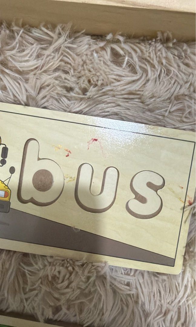 Melissa & Doug wooden educational (Category: Infant Playtime) located in Manila. Submitted by coolandchic (Listing ID 1449253869, Image 3). Description: Some scratches .