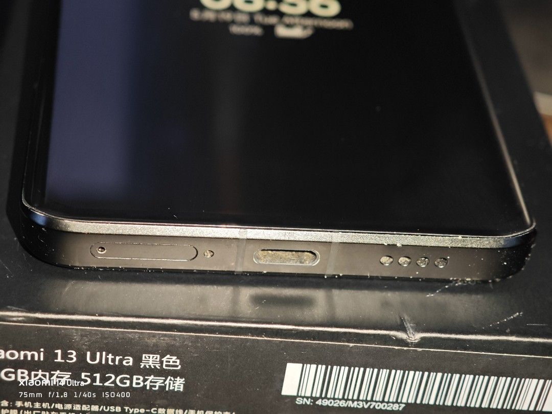 Mi 13 ultra (Category: Xiaomi) located in Taguig. Submitted by airdropper (Listing ID 1449137809, Image 3). Description: Charging cable lng kulang Box Unit 90w Charger Case Biglang nwala ung network pero detected sim. Okaayy ang wifi aat bluetooth. Sabi ng tech 1-2k pra magawa hindi ko na pinagawa kasi nag upgrade nq 14 ultra Selling as is can meetup laguna or manila area Pm lng sa nego.