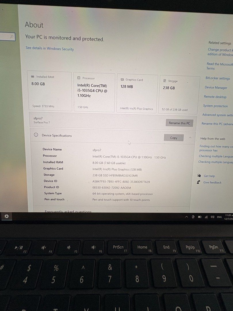 Microsoft Surface Pro 7507205839215011842