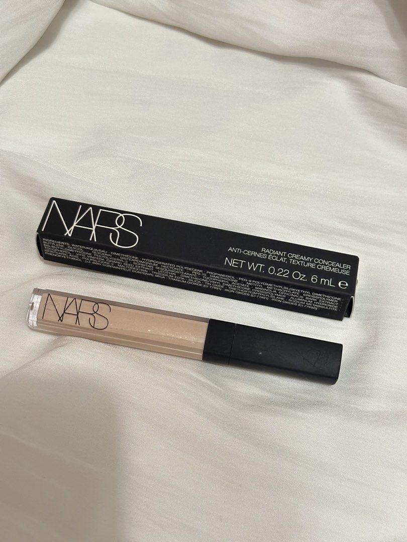 NARS Radiant Creamy Concealer Affogato (Category: Makeup) located in Pasig City. Submitted by michahhh_ (Listing ID 1449223237, Image 1). Description: - NARS Radiant Creamy Concealer - Shade: Affogato - Includes original box - used 3-5 times only, formula is not for me :( the applicator is never used directly on my face, since i use palette to dispense product! 🤍 - original.