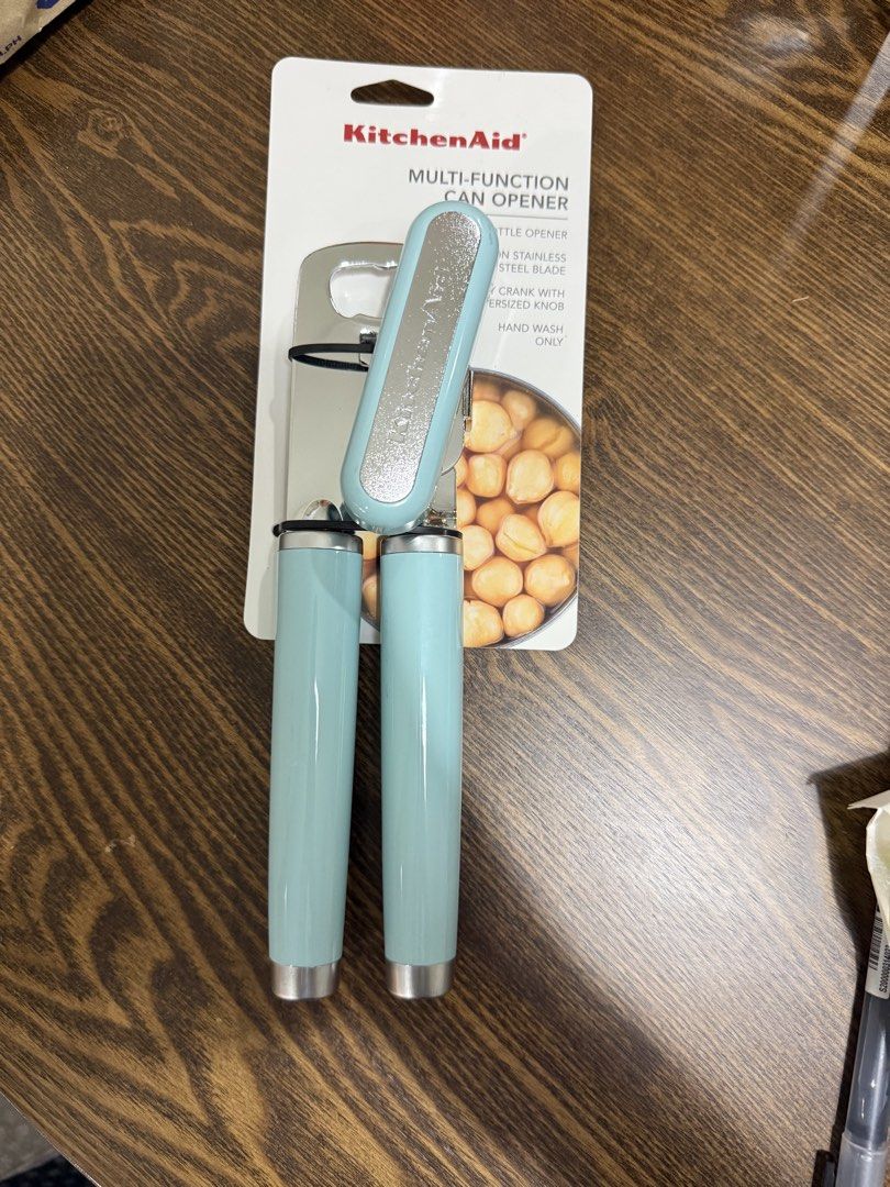 Original from US. KitchenAid Multifunction Can Opener (Category: Cookware & Accessories) located in Manila. Submitted by nmndeclutters (Listing ID 1449259320, Image 1). Description: ORIGINAL, BOUGHT FROM USA BRAND NEW, UNUSED, WITH ORIGINAL PACKAGING original price 1250 Selling for 800 Shipping c/o buyer.