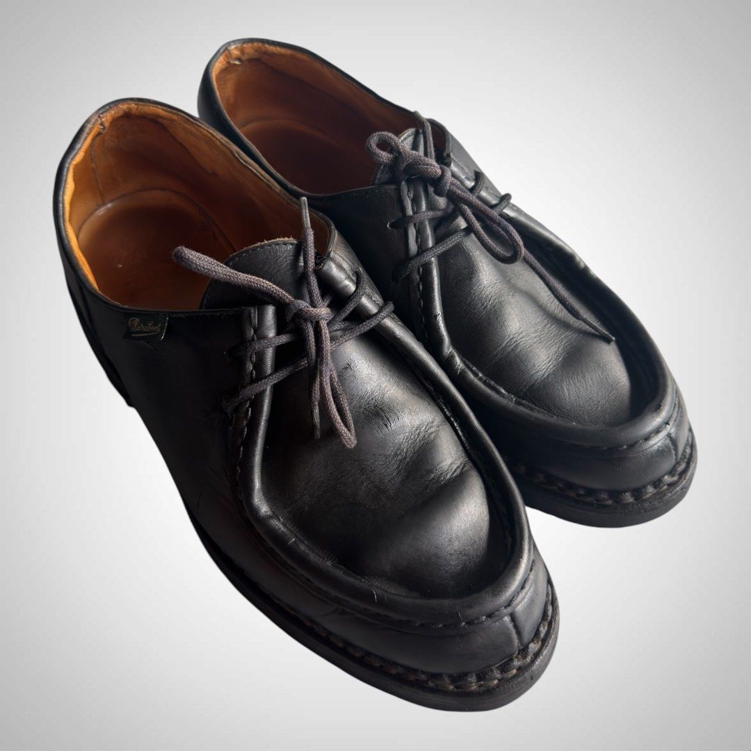 Paraboot Michael March II Black Leather Shoes (Category: Dress Shoes) located in Zamboanga. Submitted by the.angura.store (Listing ID 1449106631, Image 3). Description: Paraboot Michael March II Black Leather Shoes Often imitated but never truly replicated, the Michael is among Paraboot’s most iconic silhouettes; this edition is cut from a full grain calf leather. A highly versatile style, they can easily be worn in a formal setting or as a daily