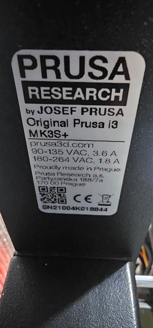 Prusa Research MK3S+ Original Prusa 3D Printer507625621527603201