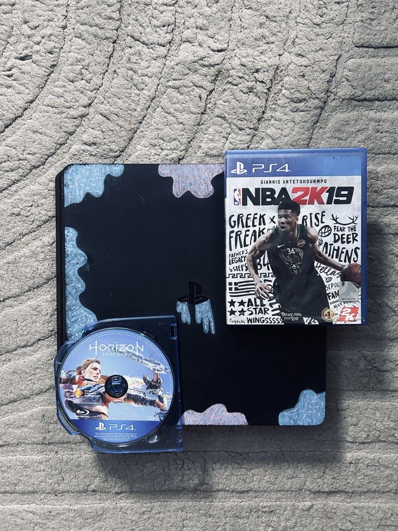 PS4 SLIM 1 TB (Category: PlayStation) located in Manila. Submitted by zavgamingshop (Listing ID 1449143291, Image 3). Description: PS4 Slim 1TB Black (CUH-2218B) Premium Complete Set • 2 V2 Controller • 2 Physical Games • Complete Cables & Original Box • With Warranty • LATEST FIRMWARE Smooth Performance • Excellent Condition • Plug & Play 📍 Valenzuela Cash on Delivery Available.