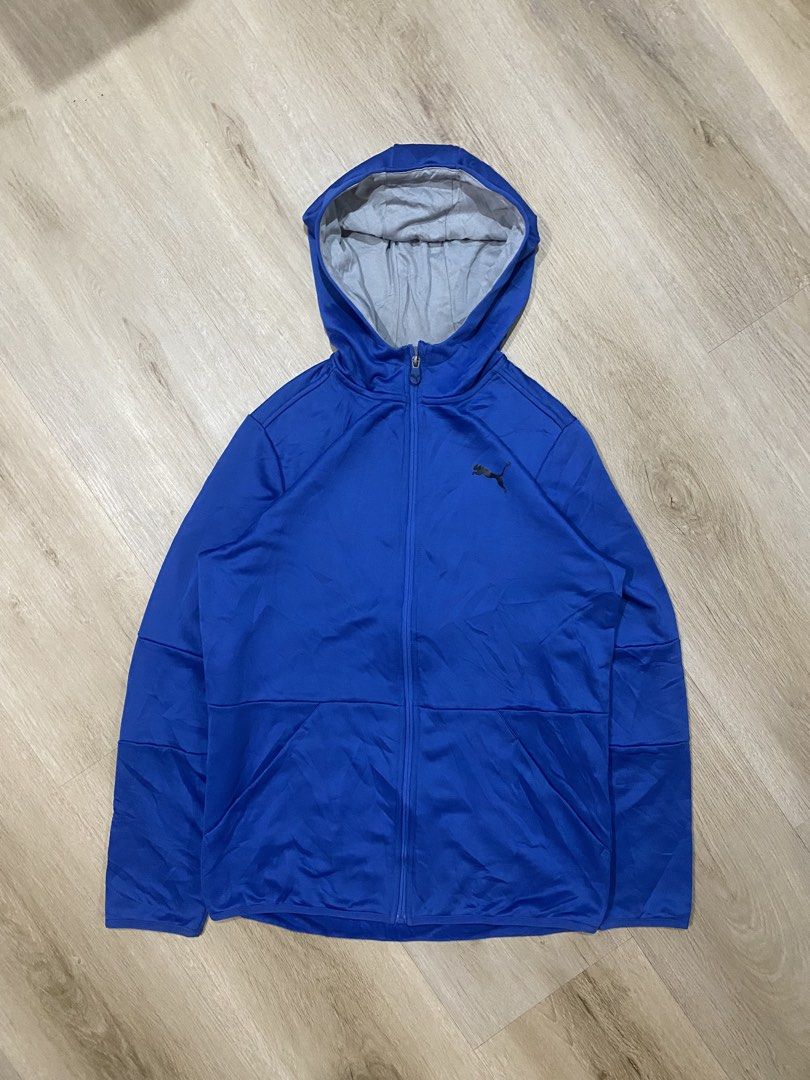Puma Zip-Up Hoodie (Category: Activewear) located in Binan City. Submitted by apawan31 (Listing ID 1449220004, Image 2). Description: For sale: Puma Zip-Up Hoodie Size XL(18-20) on tag (Fits Small) Dimensions: 20W x 27-28.5L Good Asnew Condition No issue ₱450+sf Pm nalang po sa interested Location:Biñan City, Laguna Mop:Gcash & AUB Courier:Jnt express (payment first)&Lalamove for COD .