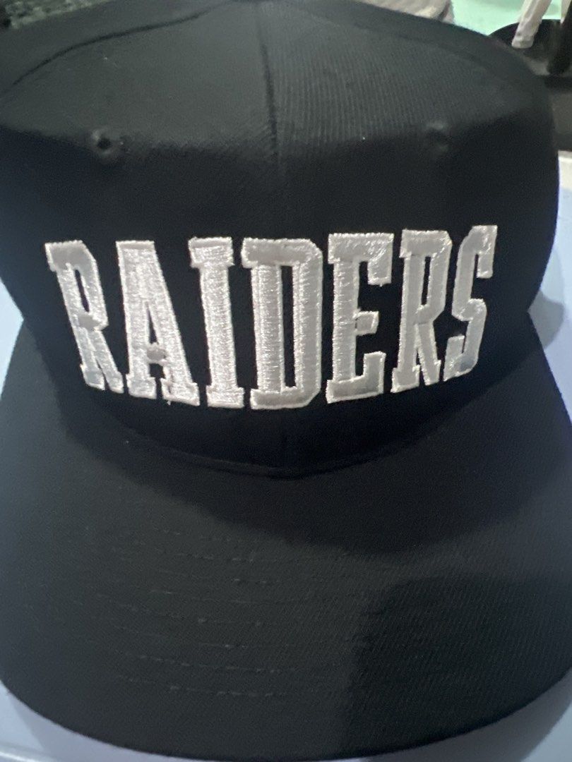 Raiders Arch Cap (Category: Activewear) located in Makati City. Submitted by Row23 (Listing ID 1449221966, Image 1). Description: Custom Vintage cap Tyro made Brandnew Magbasa ng maayos para di mukhang Agnat!.