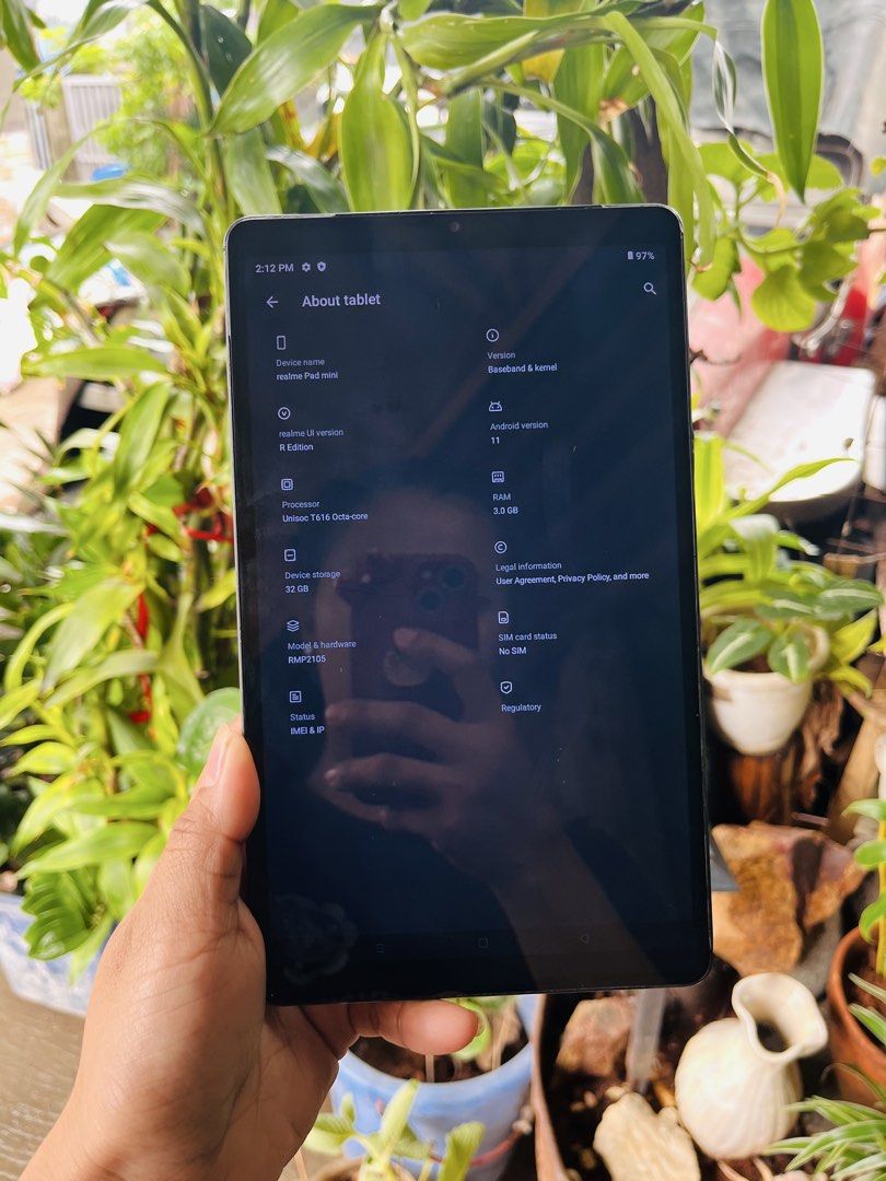 REALME PAD MINI (Category: Realme) located in Quezon City. Submitted by chel2704 (Listing ID 1449162986, Image 2). Description: REALME PAD MINI UNIT ONLY FIX 🅿️2000‼️ 3GB/32GB 8MP REARCAM 6400MAH BATTERY TYPE-C CHARGER PWEDE SA SIM (ANY SIM) NO ISSUE QC COMMONWEALTH .