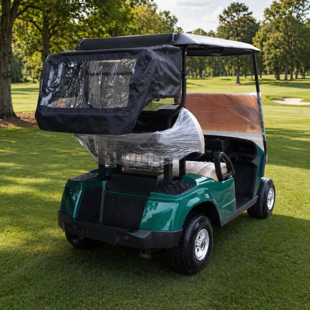 Refublished 2 SEATER ELECTRIC GOLF CART (Category: Golf) located in Quezon City. Submitted by cebcar (Listing ID 1294964870, Image 3). Description: 5 units are in promo (the cheapest gold cart in the market) 1. blue 2. peal White 3. acqua green 4. dark green 5. gray Powered by GoSolar Lithium Battery New Paint Body and Chassis New Upholstery New Foldable Windshield Freebies Golf Bag Canopy 3 months Warranty Labor and Parts.