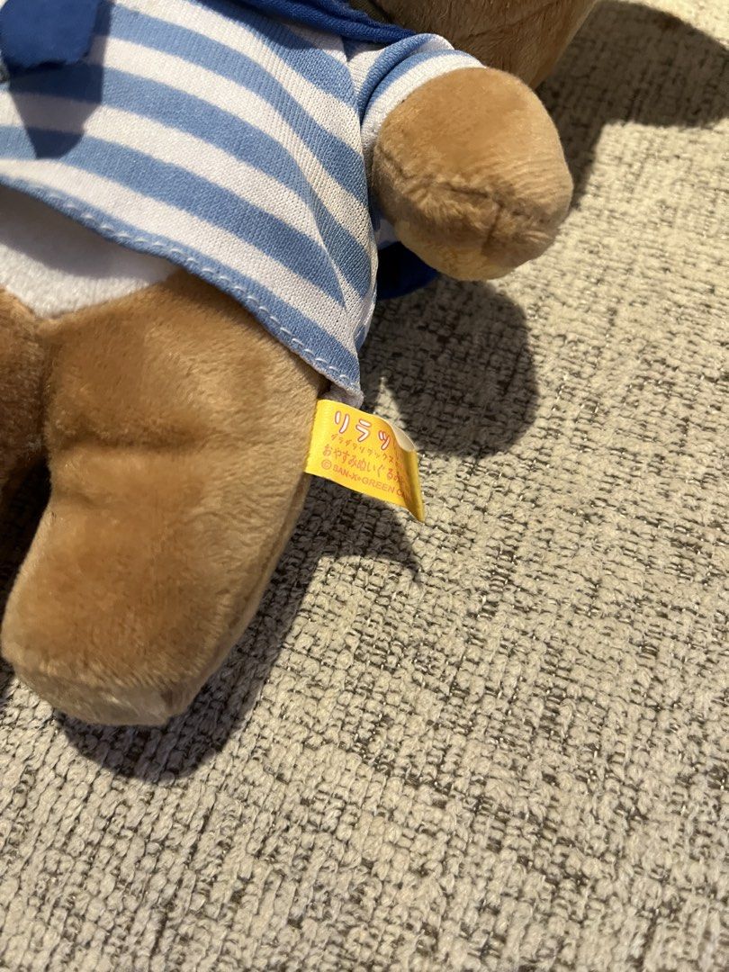 rilakkuma plush stuff toy sailor outfit (Category: Plushies & Soft Toys) located in Quezon City. Submitted by giytan (Listing ID 1449154405, Image 3). Description: has loose stitching has a bit of paint on the bottom of its feet.