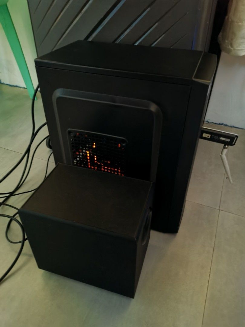 Ryzen 3 3200G Desktop Computer Set with Speakers (Category: Desktops) located in Quezon City. Submitted by enrix21 (Listing ID 1426213389, Image 3). Description: For Sale Computer Set with speaker Price: 10,500 (Nego) Ryzen 3 3200G (APU with integrated Radeon Vega 8 graphics) 16GB RAM (2x 8gb Patriot Viper Elite II 3200mhz Red) 120GB SSD (Patriot Burst Elite) Nvision 24-inch Display monitor Logitech Speakers with Subwoofer (Excellent sound qualit