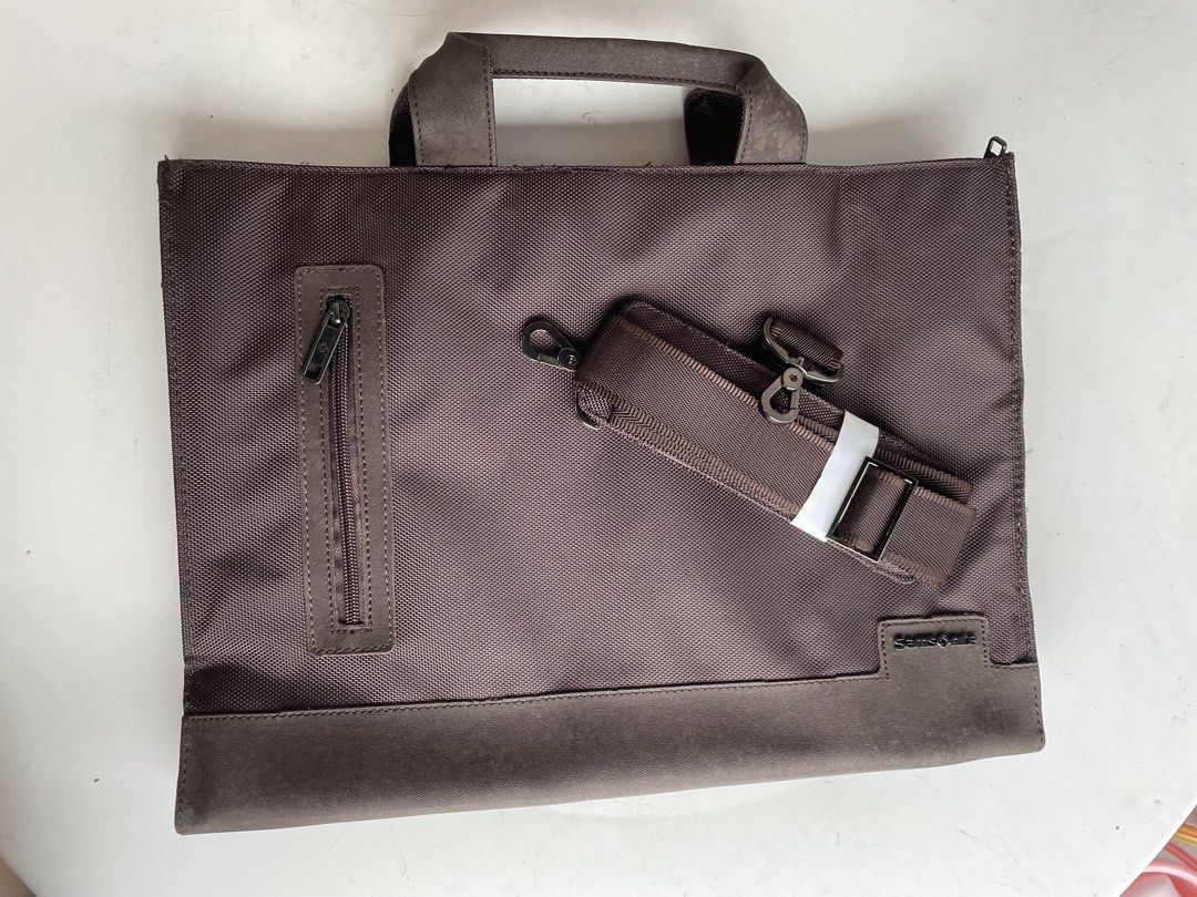 Samsonite Brown Laptop Bag with Shoulder Strap