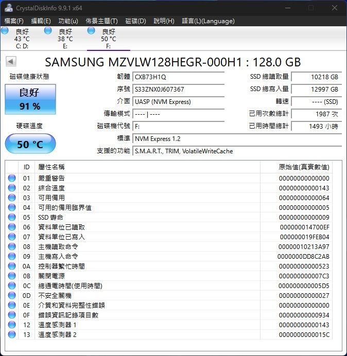 由 ws_huang (刊登 ID 1449259719，圖片 2) 提交，位於 新竹市 (Hsinchu City) 的 Samsung 三星 SSD 固態硬碟 128GB 價可議 (類別：硬碟及儲存裝置)，說明：三星 m.2 固態硬碟 Samsung SSD 容量128G 尺寸 2280。