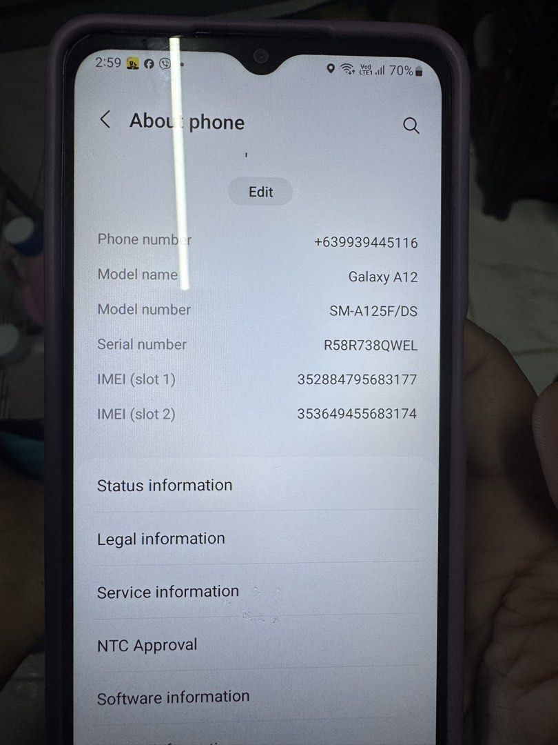 Samsung Galaxy A12 128gb (Category: Samsung) located in Manila. Submitted by kinowt (Listing ID 1449174408, Image 3). Description: Ginagamit lang sa shop. Pang scan ng mga parcels. Maayos pa to hindi tulad ng magulo nyong relasyon. Chariz! Stil Negotiable. send lang kayo ng offers. . Rfs: meron ng bagong ginagamit. Bawas gamit s shop..