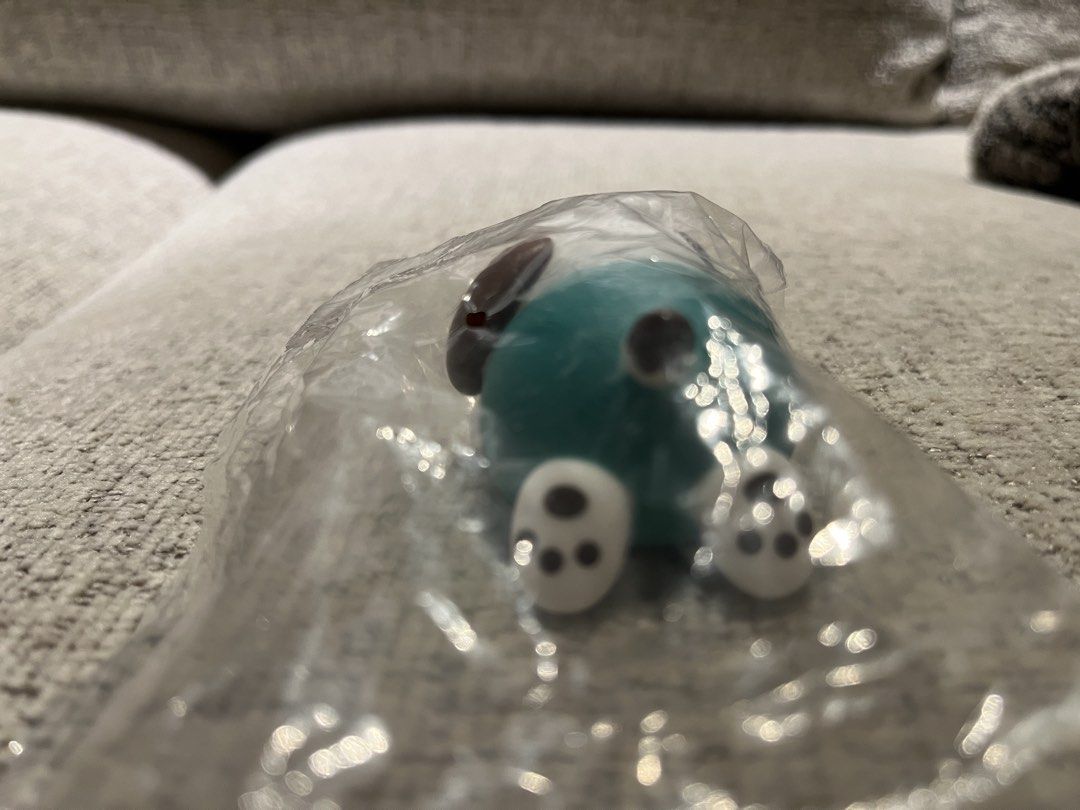sanrio pochacco mini toy (Category: Designer & Blind Box Toys) located in Quezon City. Submitted by giytan (Listing ID 1449161741, Image 3). Description: a slightly squishy pochacco figure toy.