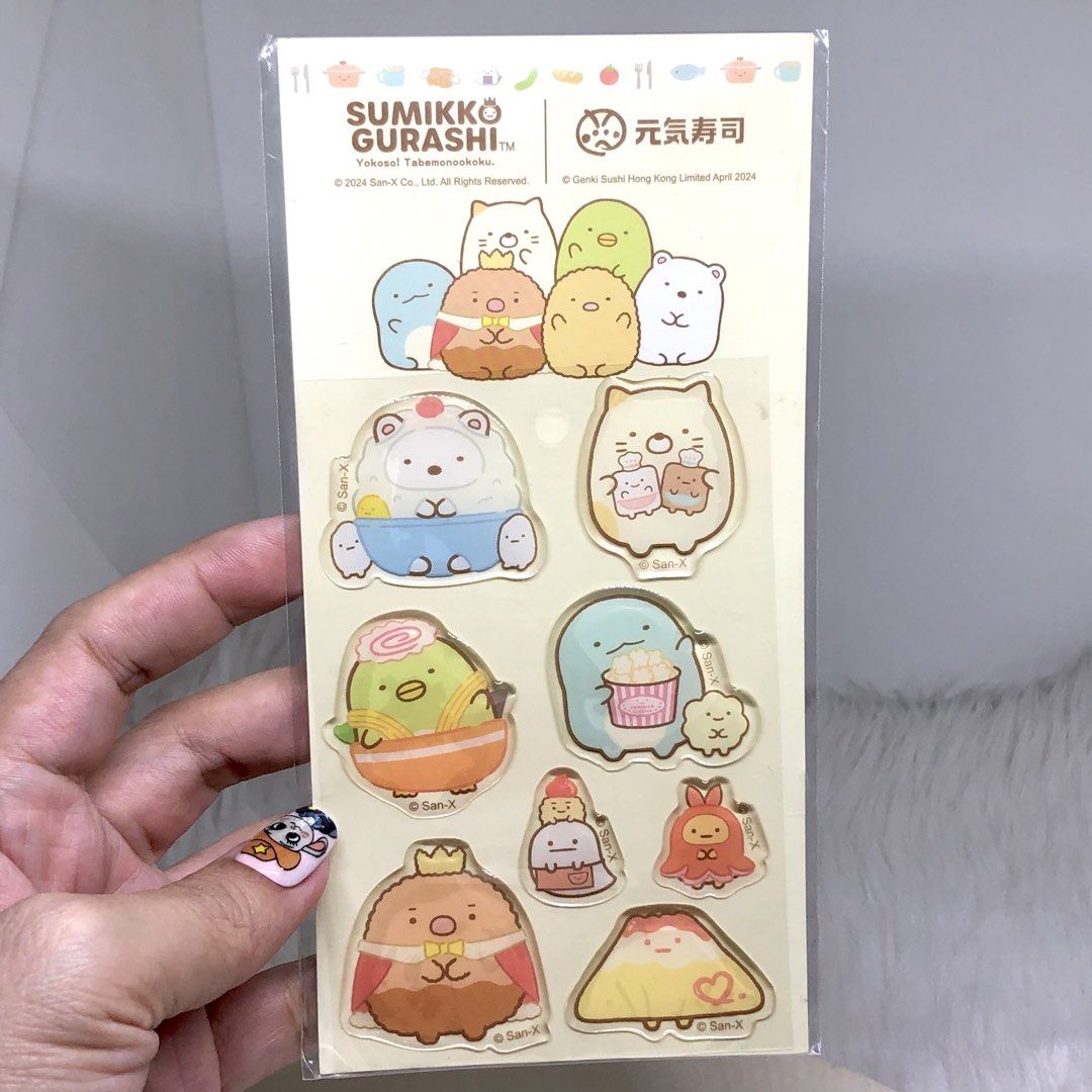 SAN-X SUMIKKO GURASHI STICKERS (Category: Art & Prints) located in Quezon City. Submitted by kitsune.treasures (Listing ID 1449198189, Image 1). Description: *First to pay policy! *1 day reservation only. Failure to pay on time, auto cancel. 📍Quezon City * MOD: J&T | Lalamove * MOP: GCASH | BPI 📦ON HAND AND READY TO SHIP! CONDITION: WHAT YOU SEE IS WHAT YOU GET. Dimensions: Kindly check the photos for the actual measurements. Please check all t