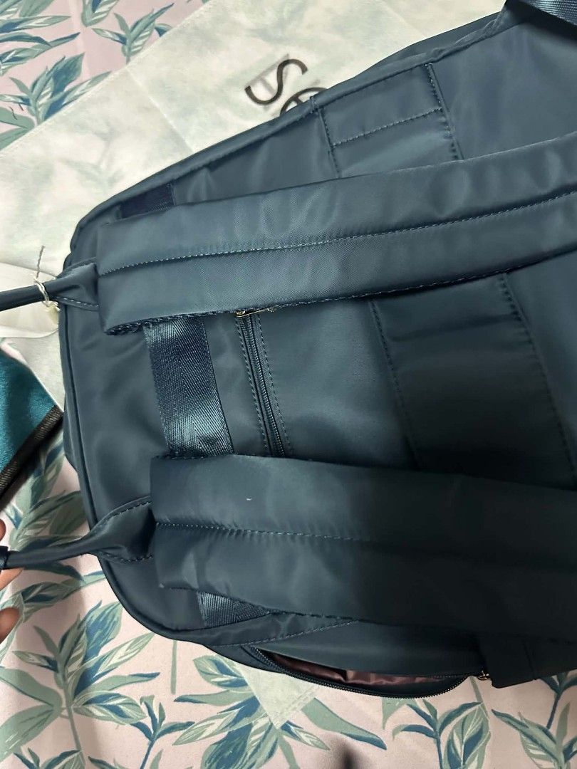 Secosana Bluegreen Backpack (Category: Backpacks) located in Quezon City. Submitted by jrmill (Listing ID 1449250612, Image 3). Description: - Secosana backpack in a stylish blue color. - Features multiple compartments for excellent organization. - Adjustable straps ensure a comfortable fit. - Ideal for everyday use or your next travel adventure. - Original Price: P2,699.00 - But nabili siya for P1,300.00.