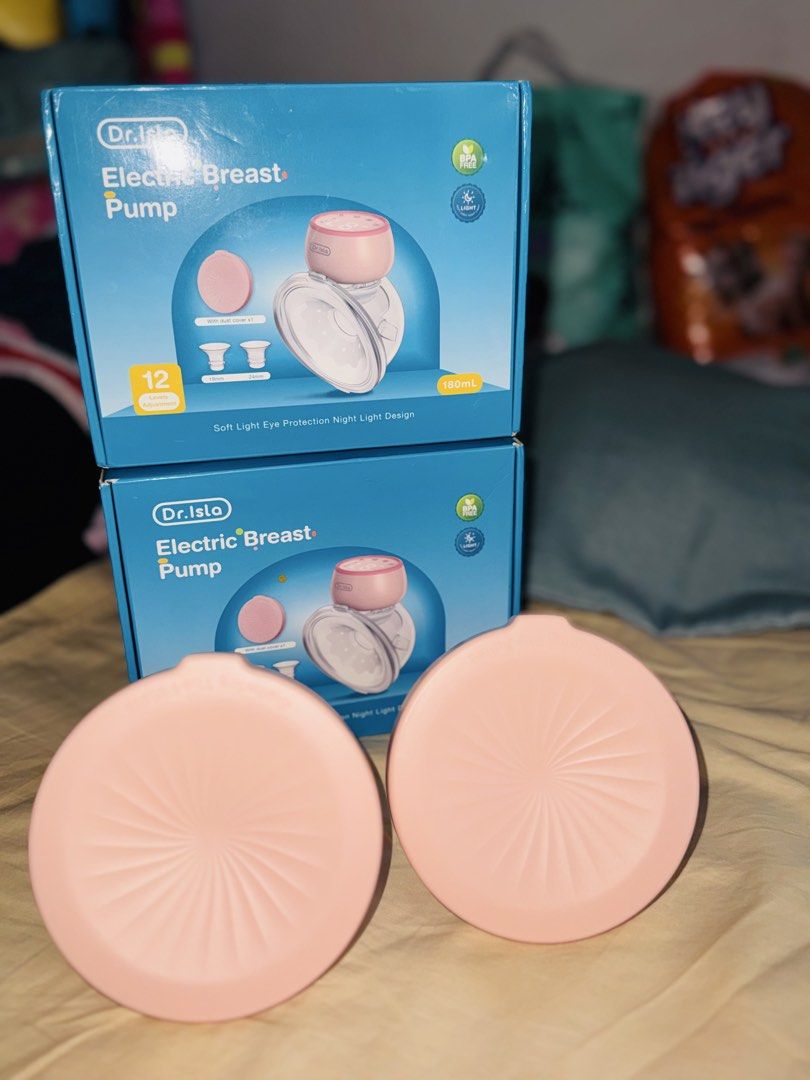 Dr. Isla Wearable Electric Breast Pump 2 PCS. (Category: Breastfeeding & Bottle Feeding) located in Manila. Submitted by mariejoytolero (Listing ID 1449182570, Image 3). Description: Selling my Dr. Isla Wearable Electric Breast Pump 2 PCS. Wireless Electric Breast Pump 4 Modes 12 Levels 19/24/27mm EB30 (Color PINK) Note: Used once Free: Breast Milk Storage Bag (10 PCS.) Message me if interested ☺️.